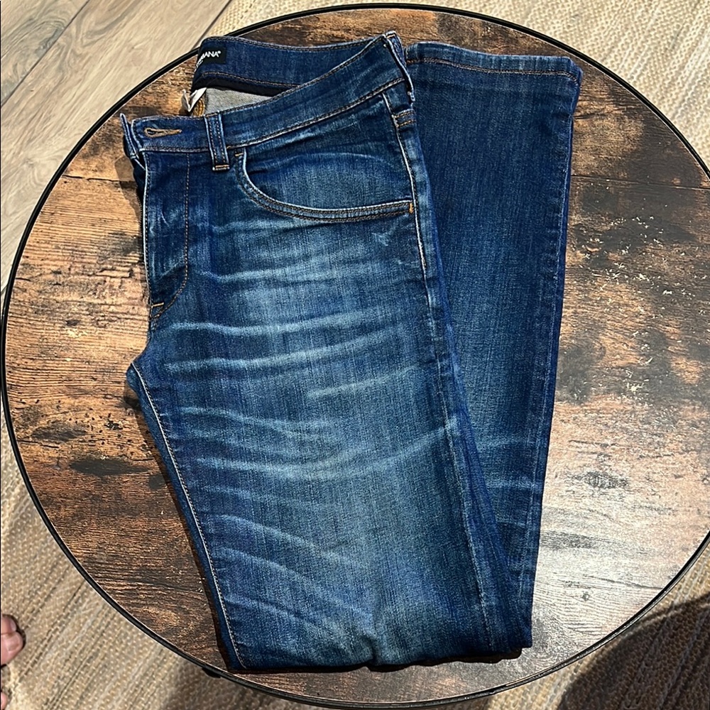 Dolce & Gabbana Slim Blue Denim Jeans with Fading